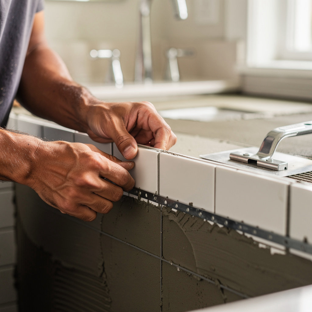 Elite Kitchen & Bath bathroom remodel in Santa Barbara, showcasing a modern, affordable renovation with quality fixtures